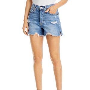 FREE PEOPLE Women’s 31 Makai Denim Shorts Cut Off Distressed Jean CP25